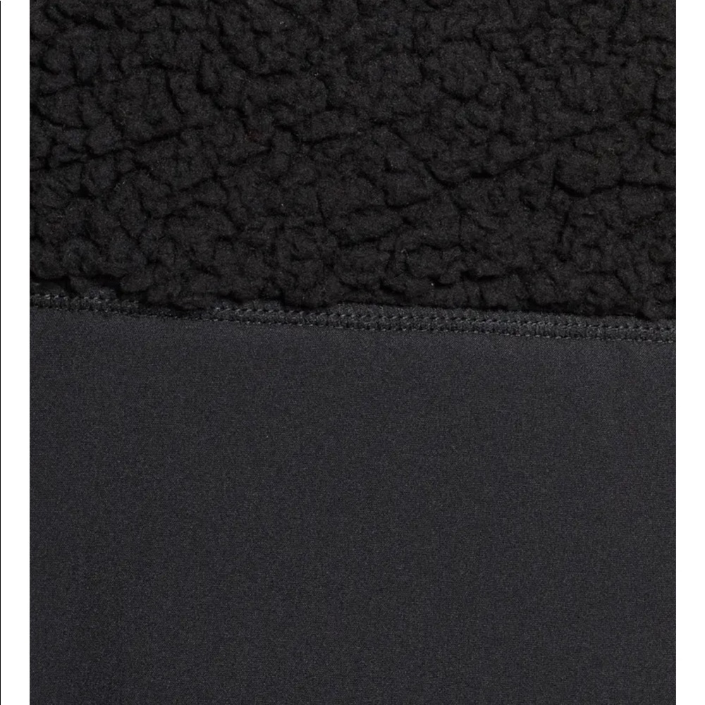 NWT! Zella Cassie black faux shearling hoodie - Picture 4 of 11
